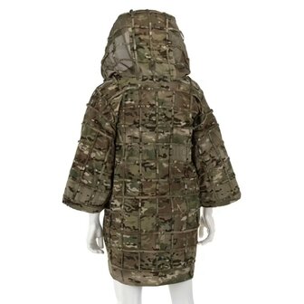 Invader Gear Ghillie Base Plain suit with hood, Multicam