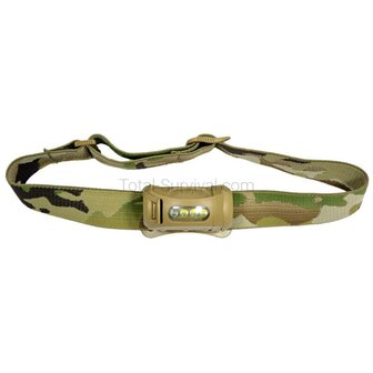 Princeton Tec FRED21-MC  tactische LED hoofdlamp 2-kleuren, Multicam