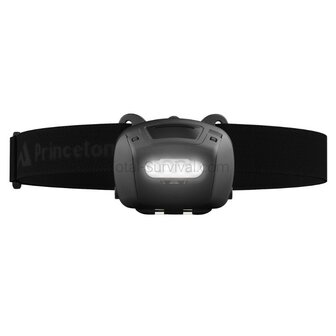 Princeton TEC Quad TAC MPLS tactische LED hoofdlamp 3-kleuren, zwart