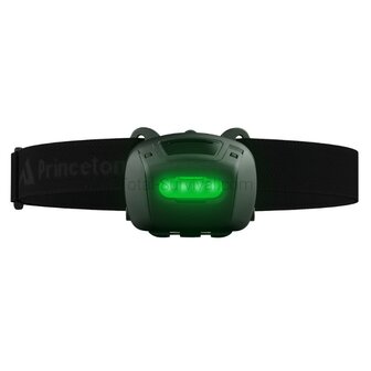 Princeton TEC Quad TAC MPLS tactische LED hoofdlamp 3-kleuren, zwart