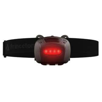 Princeton TEC Quad TAC MPLS tactische LED hoofdlamp 3-kleuren, zwart