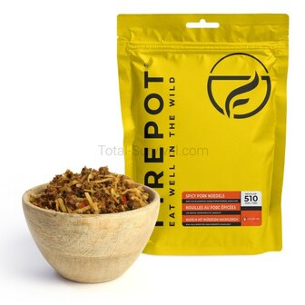 Firepot Spicy pork noedels - regular 105 gram