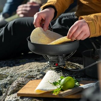 Primus EasyFuel II foldable gas stove with hose and piezo ignition
