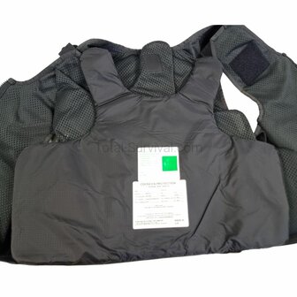Cooneen Defence soft armour body vest ballistisch klasse HGA1+KR1, zwart