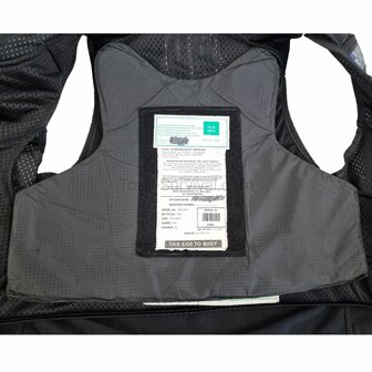 Aegis soft armour body vest ballistisch klasse HG1+KR1+SP1, zwart