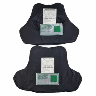Meggitt Protective Body Armour Insert set (Voor/Achter), kevlar HG1A+KR2
