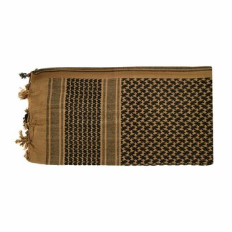 M-Tac Dense Shemagh / keffiyeh, coyote tan-zwart