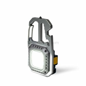 Technik K02 multifunctionele keychain clam pocket LED lamp 400lm COB