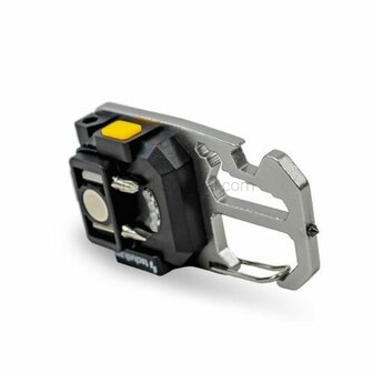 Technik K02 multifunctionele keychain clam pocket LED lamp 400lm COB