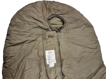 KL landmacht Mummy slaapzak 2-laagse vulling V2, 3 seizoenen, modulair, khaki