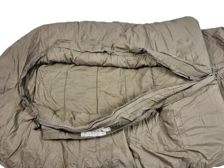 KL landmacht Mummy slaapzak 2-laagse vulling V2, 3 seizoenen, modulair, khaki