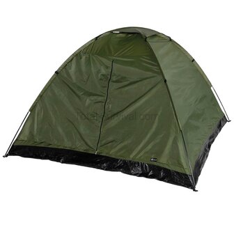 AB monodome tent with groundsheet, 3 persons, OD green