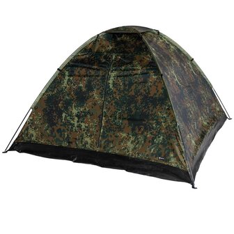 AB Monodom Zelt mit Bodenplane, 3 Personen, Flecktarn