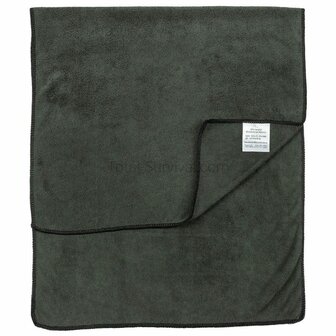 KL landmacht microvezel handdoek 90 x 40 cm, legergroen