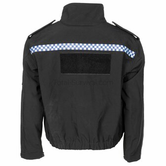 British police functional softshell jacket, black