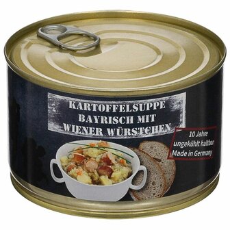 MFH Canned Potato Stew with Viennese Sausages, 400g, emergency food