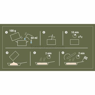 Convar field kitchen battlefield bread 100 grams