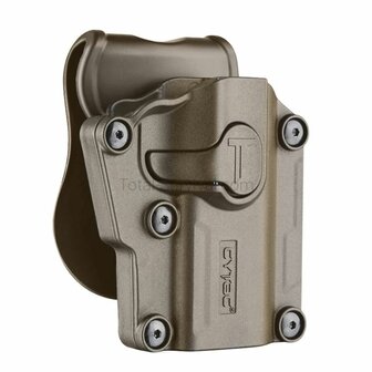 Cytac Mega Fit paddle Holster FDE right, Dark Coyote