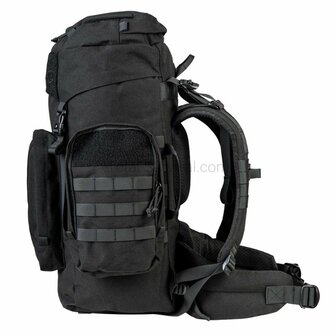 Highlander Pinnacle Bergrucksack mit Seitentaschen, 50 l, schwarz