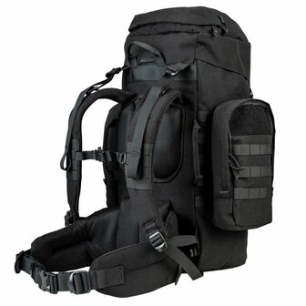 Highlander Pinnacle Bergrucksack mit Seitentaschen, 50 l, schwarz