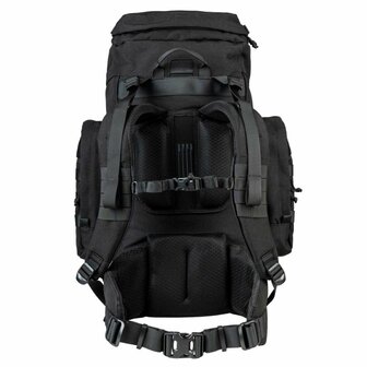 Highlander Pinnacle Bergrucksack mit Seitentaschen, 50 l, schwarz