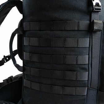 Highlander Pinnacle Bergrucksack mit Seitentaschen, 50 l, schwarz