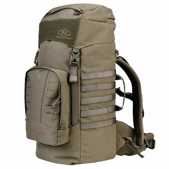 Highlander Pinnacle Bergrucksack mit Seitentaschen, 50 l, Ranger gr&uuml;n