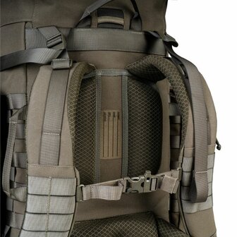 Highlander Pinnacle Bergrucksack mit Seitentaschen, 50 l, Ranger gr&uuml;n