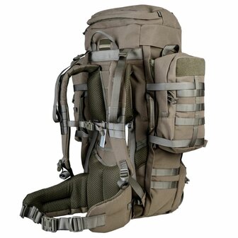 Highlander Pinnacle Bergrucksack mit Seitentaschen, 90 l, Ranger gr&uuml;n