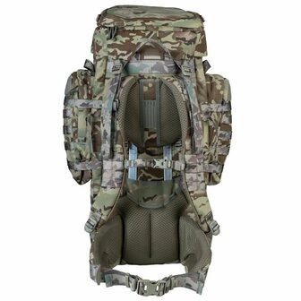 Highlander Pinnacle Bergrucksack mit Seitentaschen, 90 l, HMTC Multicam