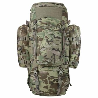 Highlander Pinnacle Bergrucksack mit Seitentaschen, 70 l, HMTC Multicam
