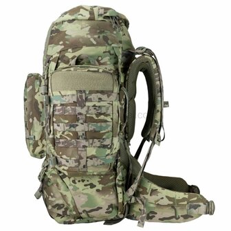 Highlander Pinnacle Bergrucksack mit Seitentaschen, 70 l, HMTC Multicam