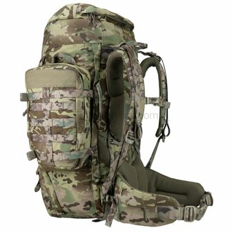 Highlander Pinnacle Bergrucksack mit Seitentaschen, 70 l, HMTC Multicam