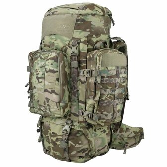 Highlander Pinnacle Bergrucksack mit Seitentaschen, 70 l, HMTC Multicam