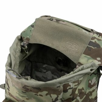 Highlander Pinnacle Bergrucksack mit Seitentaschen, 70 l, HMTC Multicam