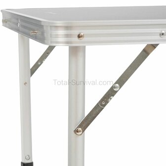 Highlander inklapbare dubbele campingtafel aluminium