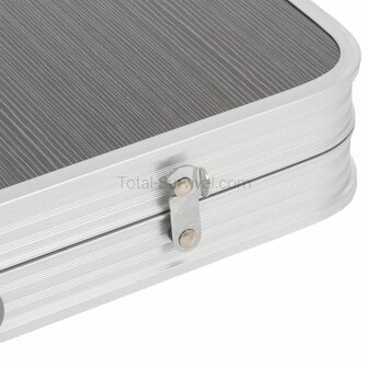Highlander inklapbare dubbele campingtafel aluminium