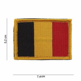 Fostex Stoff Klett-Aufn&auml;her &bdquo;Belgien&ldquo; #1069