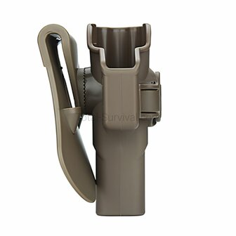 Cytac Paddle-Holster FDE Glock 19/23/32 Rechts, Dark Coyote