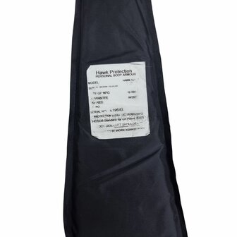 Hawk Protective Body Armour Insert schouder inlage links, kevlar HG1A+KR2+SP2