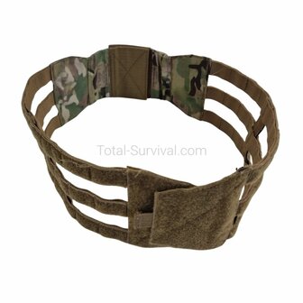 TYR Tactical SLT106 geschlitzter Molle Kummerbund f&uuml;r Plattentr&auml;ger, Multicam
