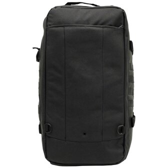 MFH Rucksack Tragetasche Reise mit Kompressionsriemen 50L, schwarz