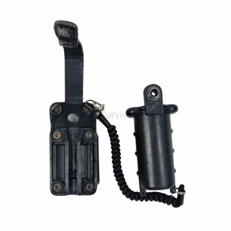Peter Jones P175 Sprayhouder swivel met Klick Fast (riem)bevestiging, zwart