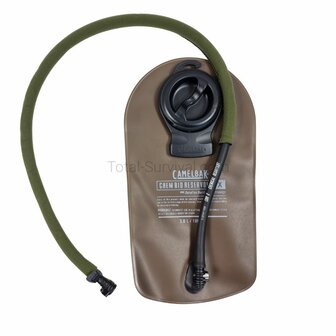 Camelbak Chem Bio Reservoir (CBR/CBRX) 3L TPU blaas met slang, legergroen