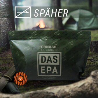 Convar DAS EPA 24hr Day Ration Pack MRE, Verkenners