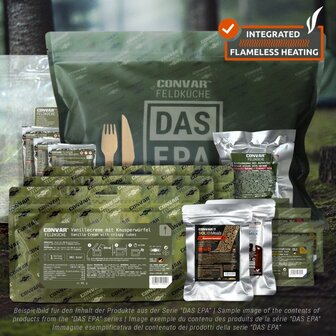 Convar DAS EPA 24hr Day Ration Pack MRE, Genietroepen