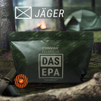 Convar DAS EPA 24hr Day Ration Pack MRE, Jagers