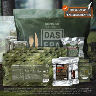 Convar DAS EPA 24hr Day Ration Pack MRE, Jagers