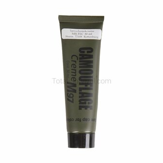 Mil-Tec NATO camo cream tube 30 gr Zwart