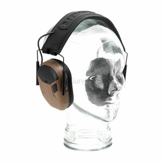 Earmor M300A actieve gehoorbescherming, EN352, Coyote tan